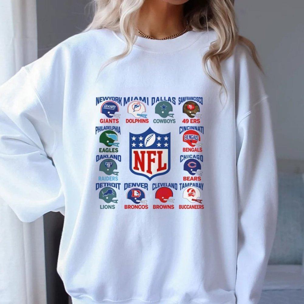 Philadelphia Eagles Nfl Teams Crewneck White Sweatshirt Unisex Sweatshirt